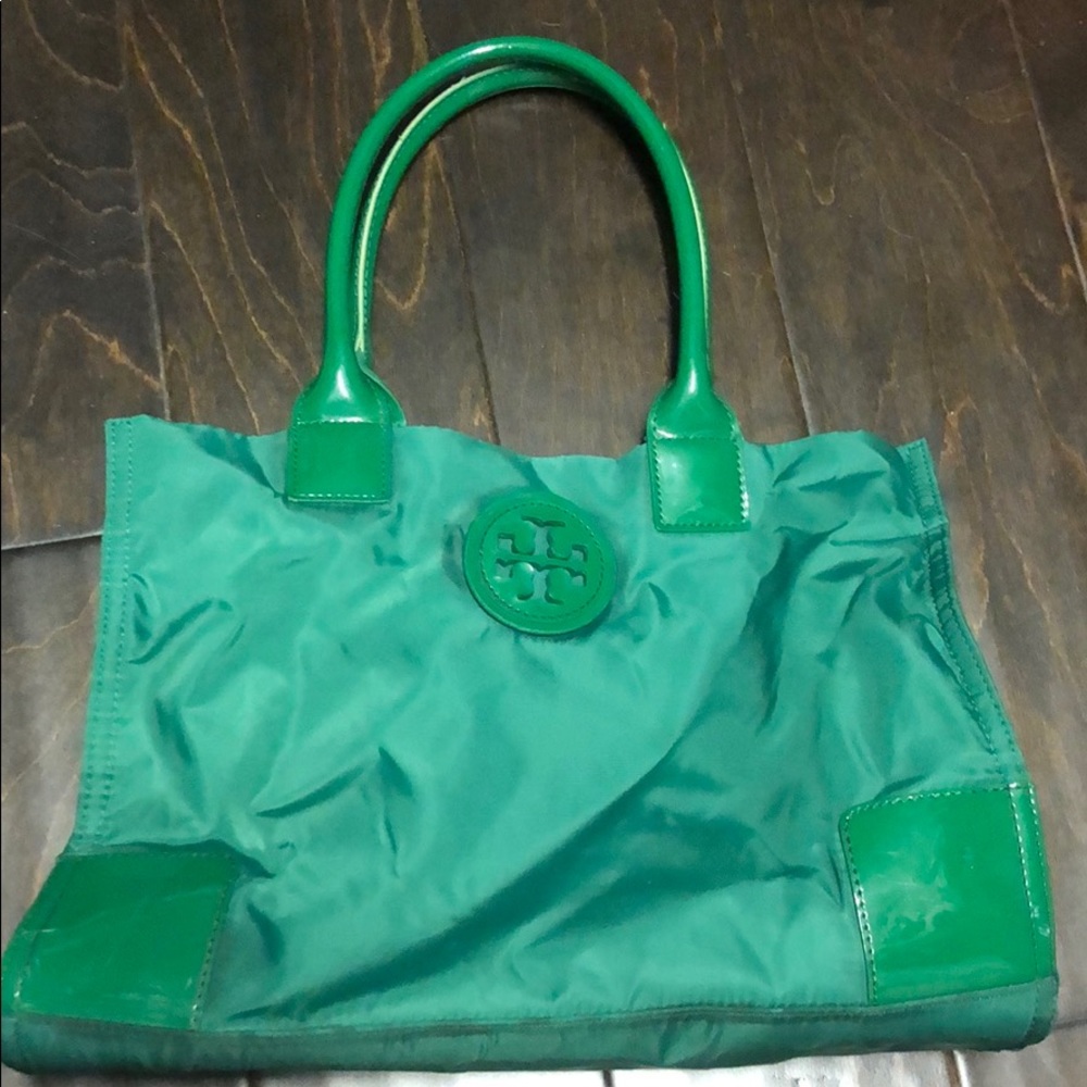Green Tory Burch bag